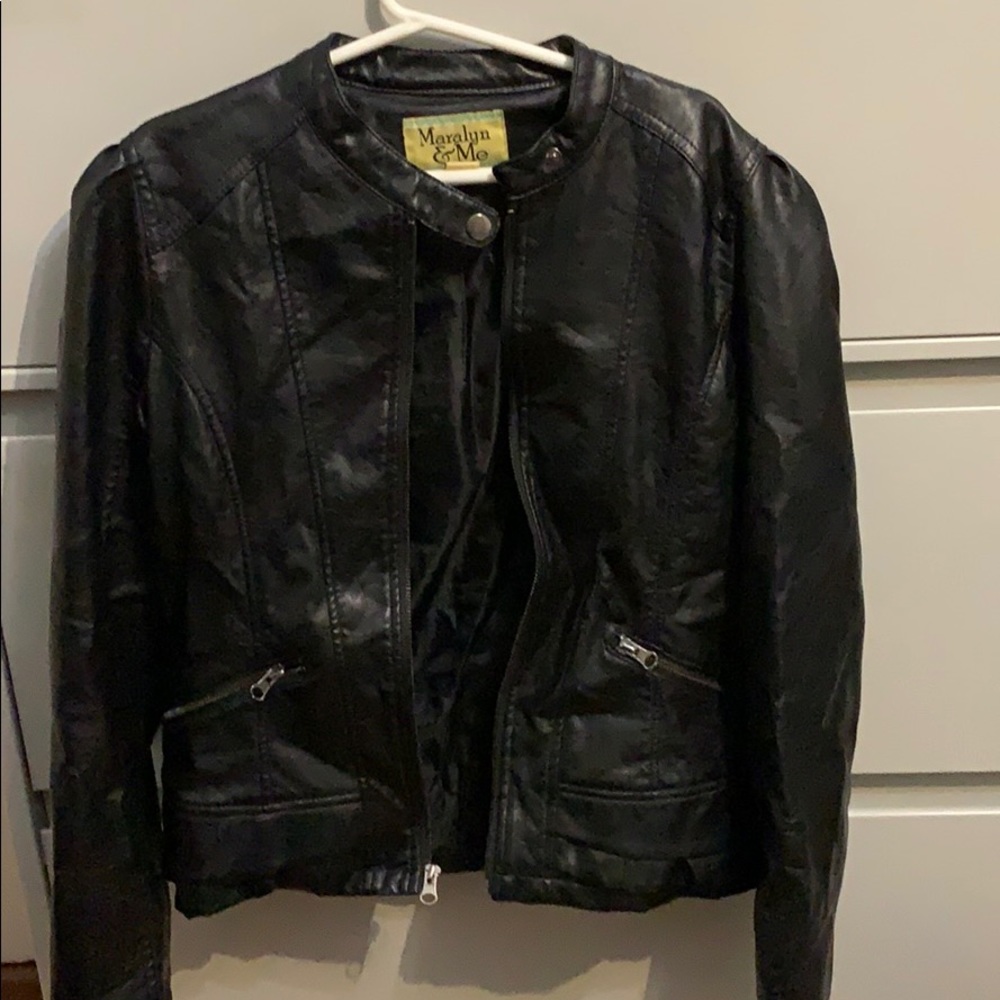 Faux Leather Jacket